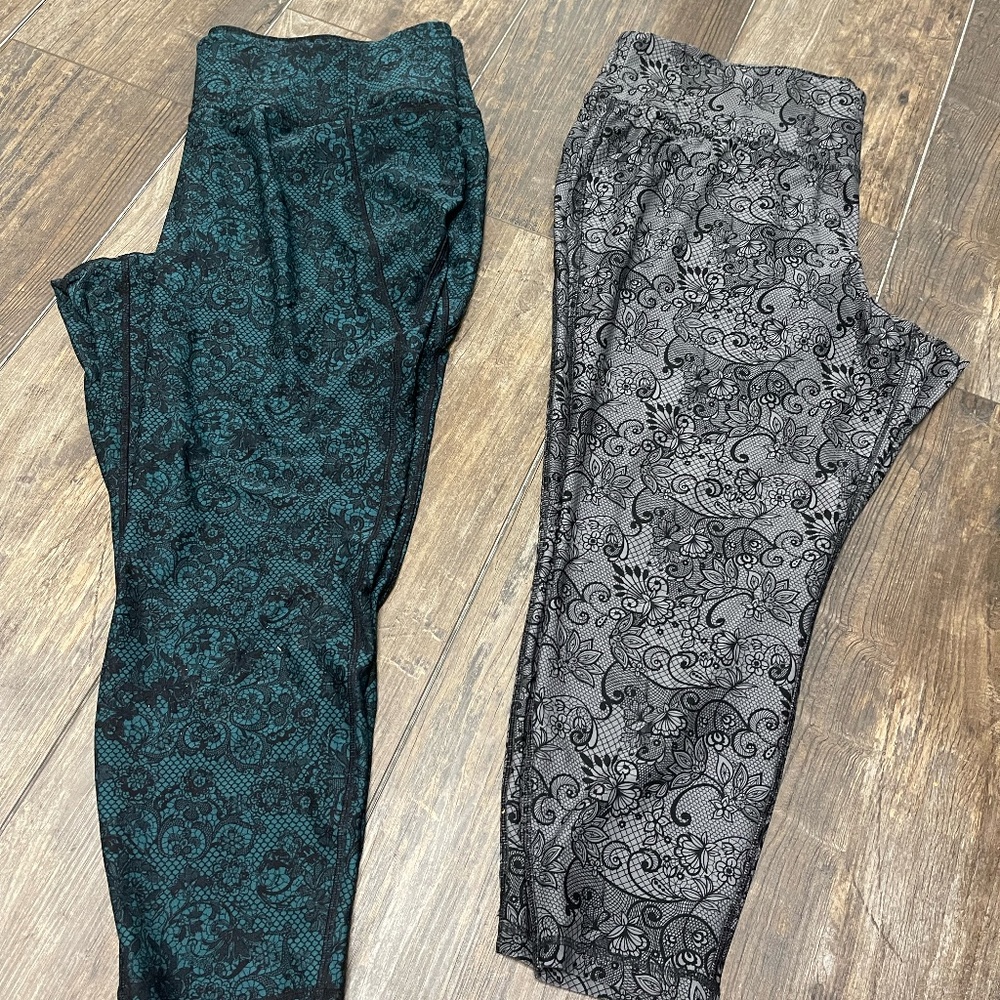 Lane Bryant Livi Active Legging Workout Pants BUNDLE Size 26 / 28